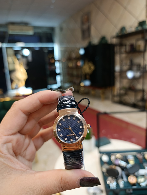 ساعت مچی زنانه ویمبرلی فلزی سرمه ای قاب رزگلد WB-CS453L-A2